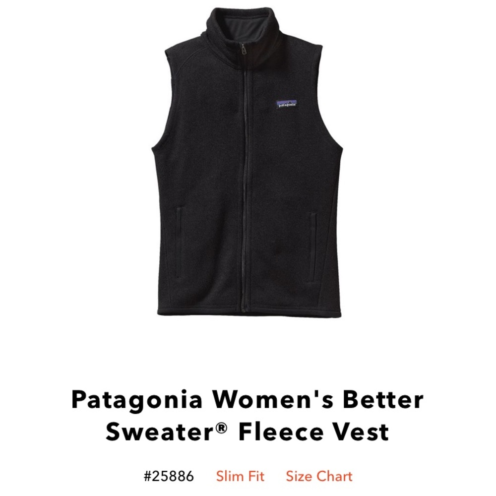 Patagonia better sweater fleece vest